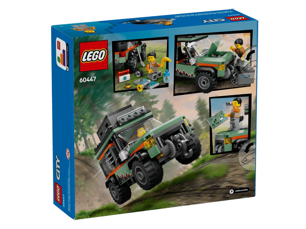 Конструктор LEGO City Внедорожный горный грузовик 4×4, 221 деталь