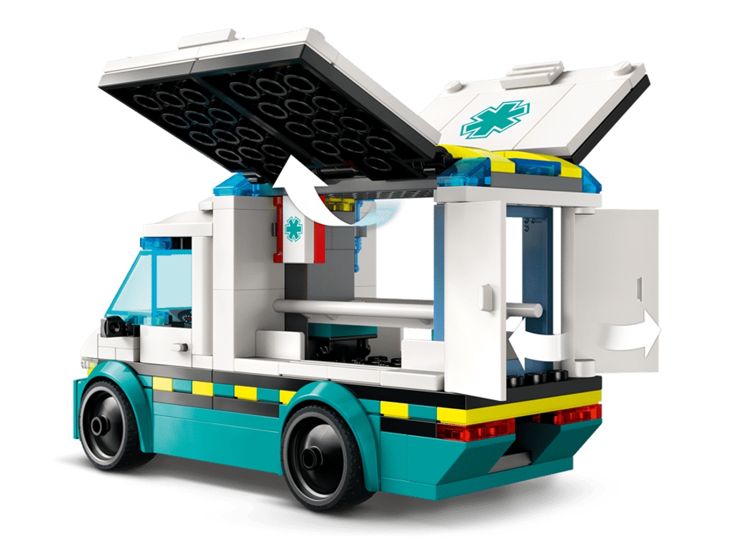 Конструктор LEGO City Скорая помощь, 184 детали