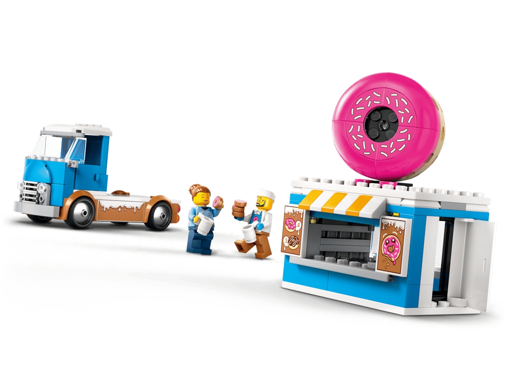 Конструктор LEGO City Грузовик с пончиками, 196 деталей