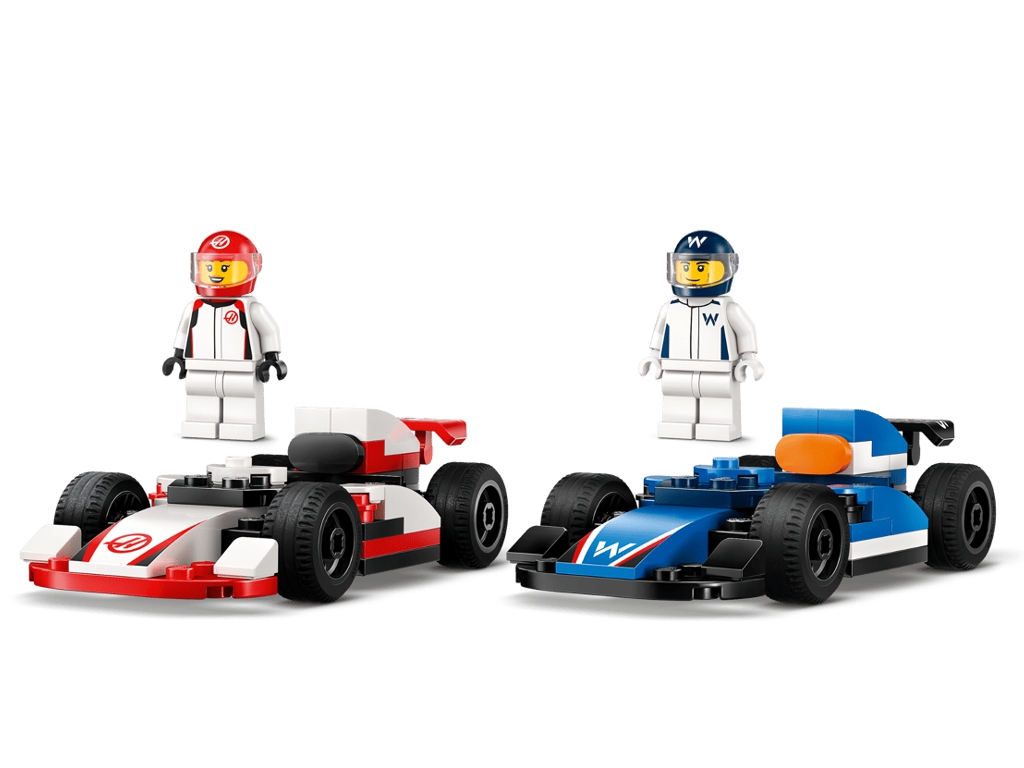 Конструктор LEGO City Автоперегони F1 команд Williams Racing та Haas F1, 92 деталі