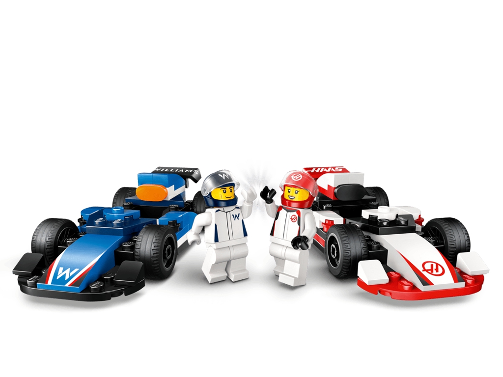 Конструктор LEGO City Автоперегони F1 команд Williams Racing та Haas F1, 92 деталі
