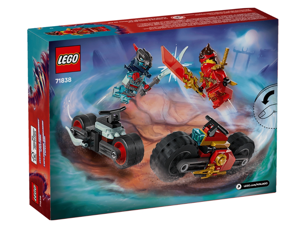 Конструктор LEGO Ninjago Скоростная гонка Кая на мотоцикле, 79 деталей