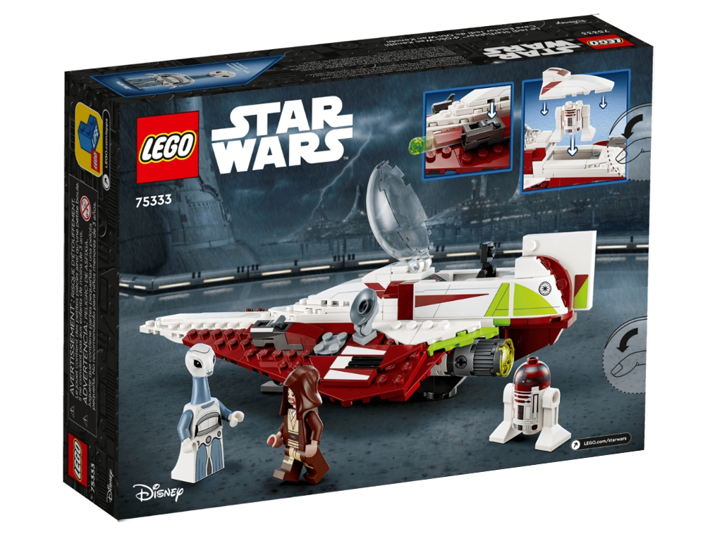 Конструктор LEGO Star Wars Звездный истребитель джедая Оби-Вана Кеноби, 282 детали
