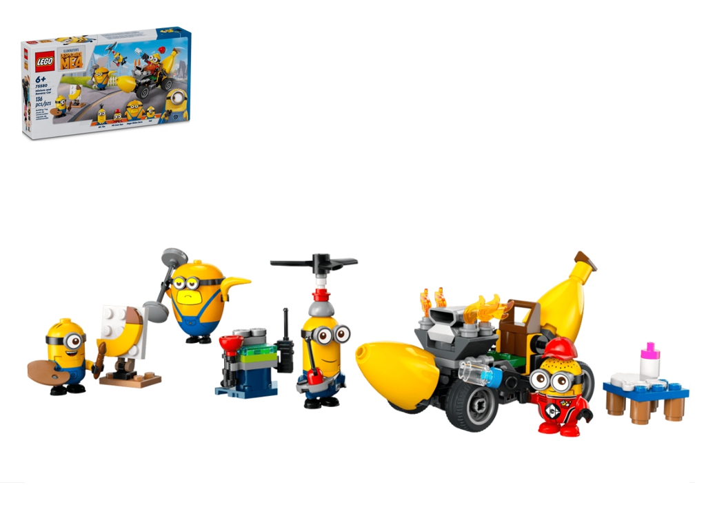 Конструктор LEGO Despicable Me Мужчины и банановый автомобиль, 136 деталей