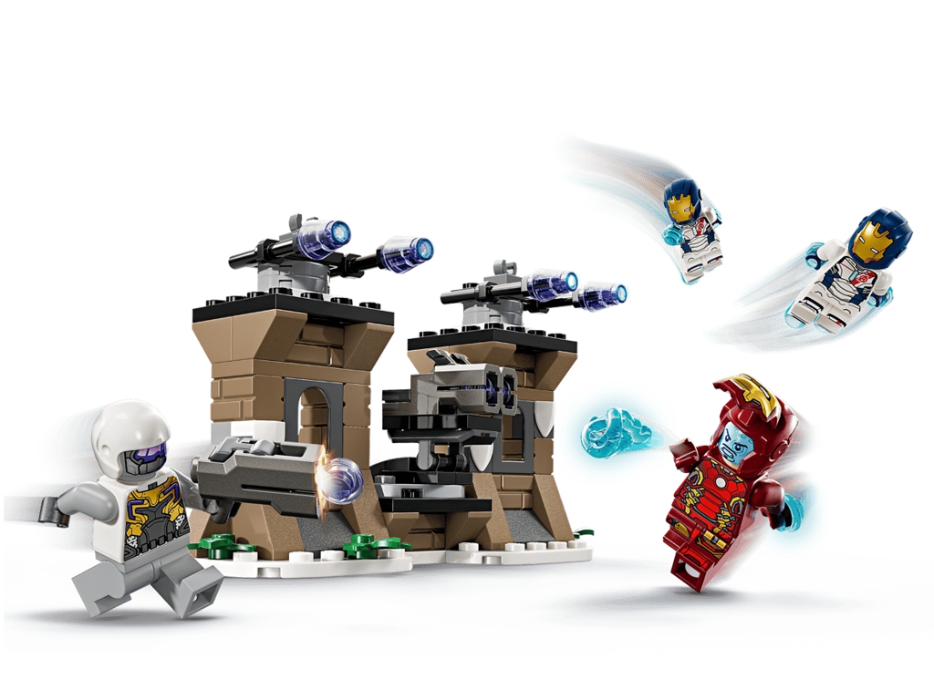 Конструктор LEGO Marvel Железный Человек и Железный легион против солдата Гидры, 135 деталей