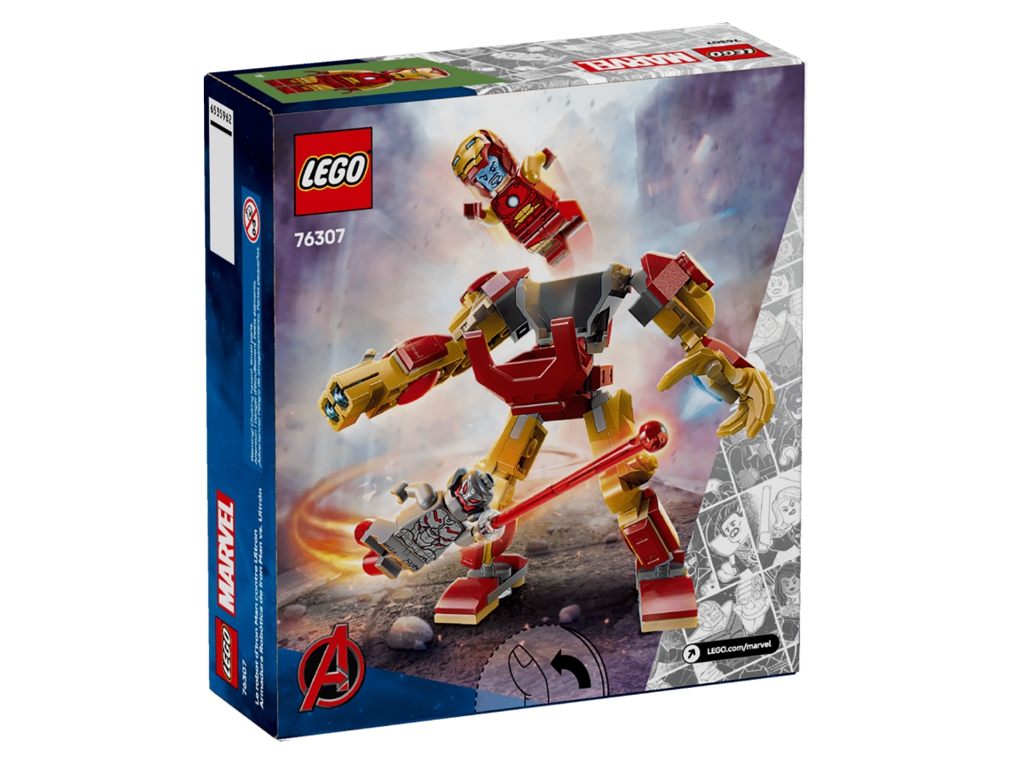 Конструктор LEGO Marvel Робот Железного Человека против Альтрона, 101 деталь