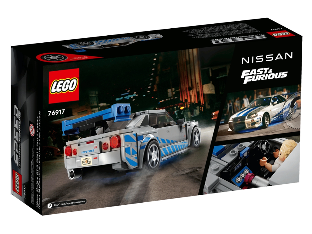 Конструктор LEGO Technic «Двойной форсаж» Nissan Skyline GT-R (R34), 1410 деталей