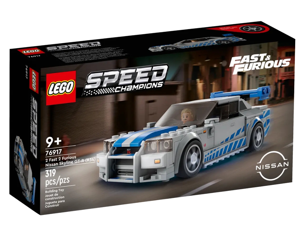 Конструктор LEGO Technic «Двойной форсаж» Nissan Skyline GT-R (R34), 1410 деталей