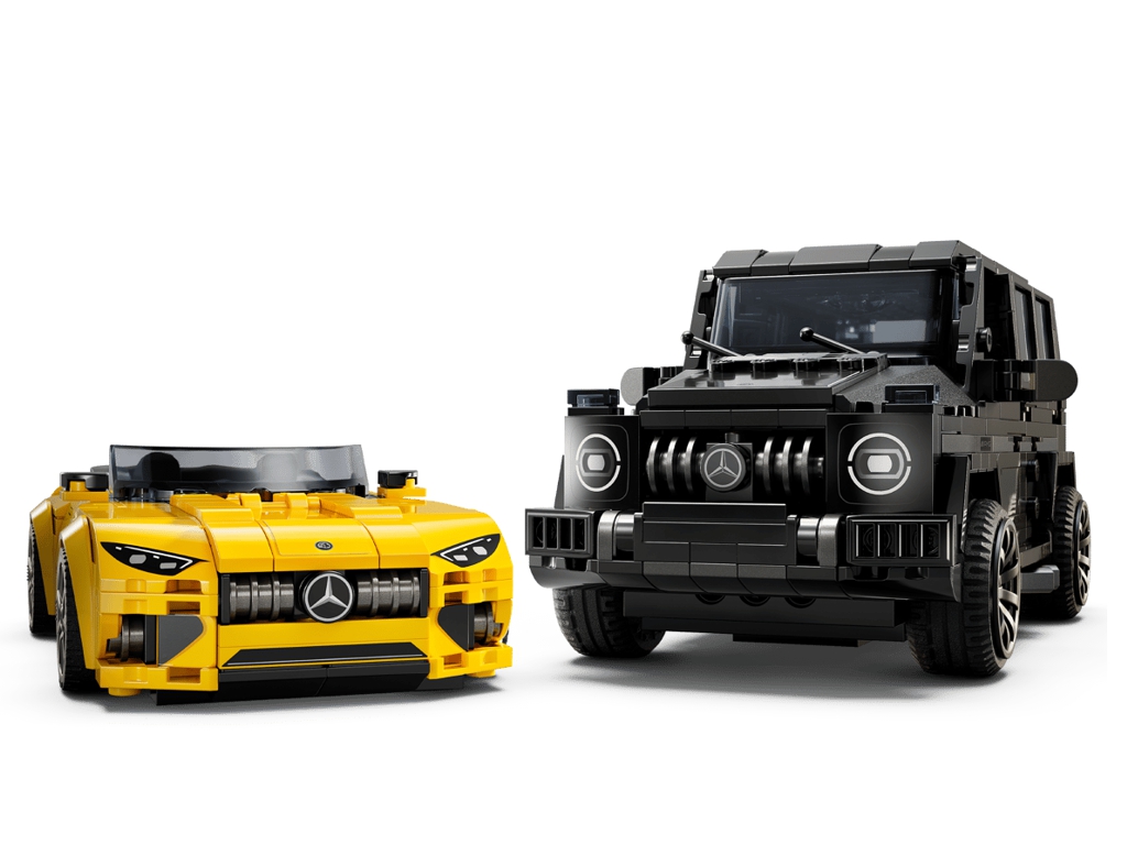 Конструктор LEGO Speed Champions Mercedes-AMG G 63 и Mercedes-AMG SL 63, 808 деталей
