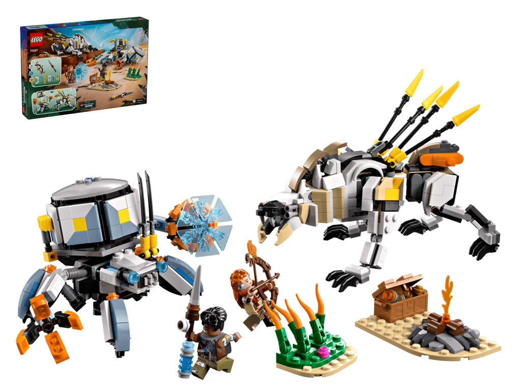 Конструктор LEGO Horizon Adventures Aloy и Varl против Shell-Walker и Sawtooth, 768 деталей