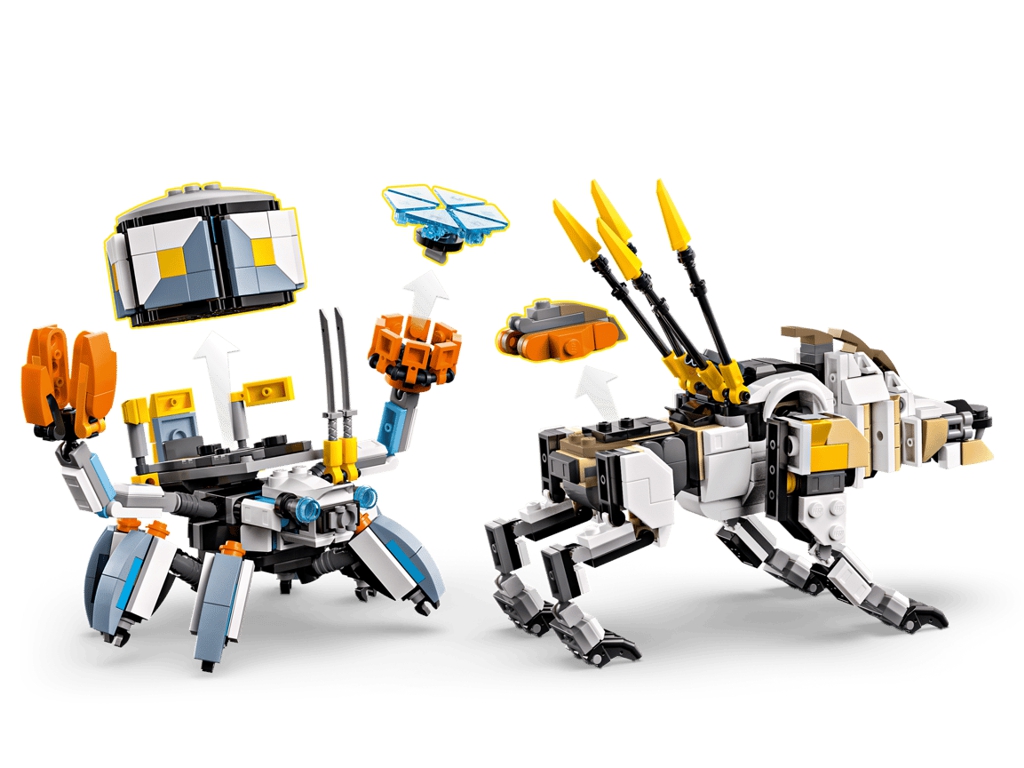 Конструктор LEGO Horizon Adventures Aloy и Varl против Shell-Walker и Sawtooth, 768 деталей