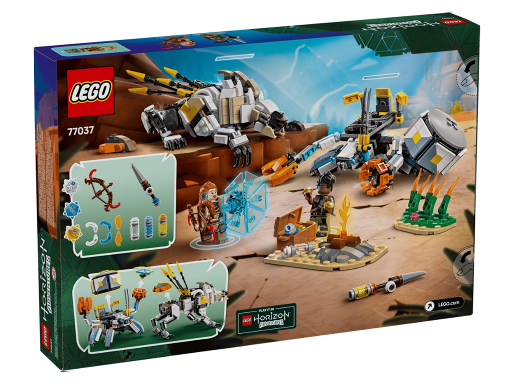 Конструктор LEGO Horizon Adventures Aloy и Varl против Shell-Walker и Sawtooth, 768 деталей