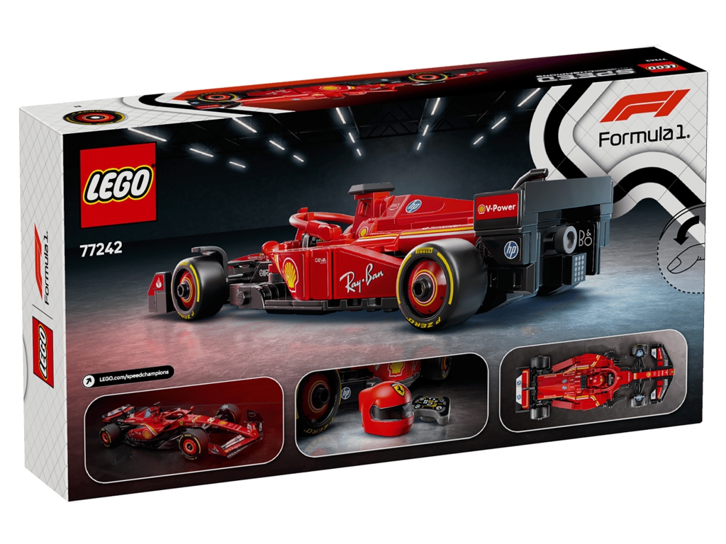 Конструктор LEGO Speed Champions Автомобиль для гонки F1 Ferrari SF-24, 275 деталей