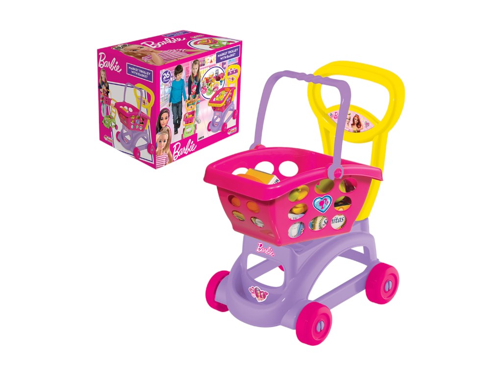 Тележка игровая с корзиной Barbie Dede