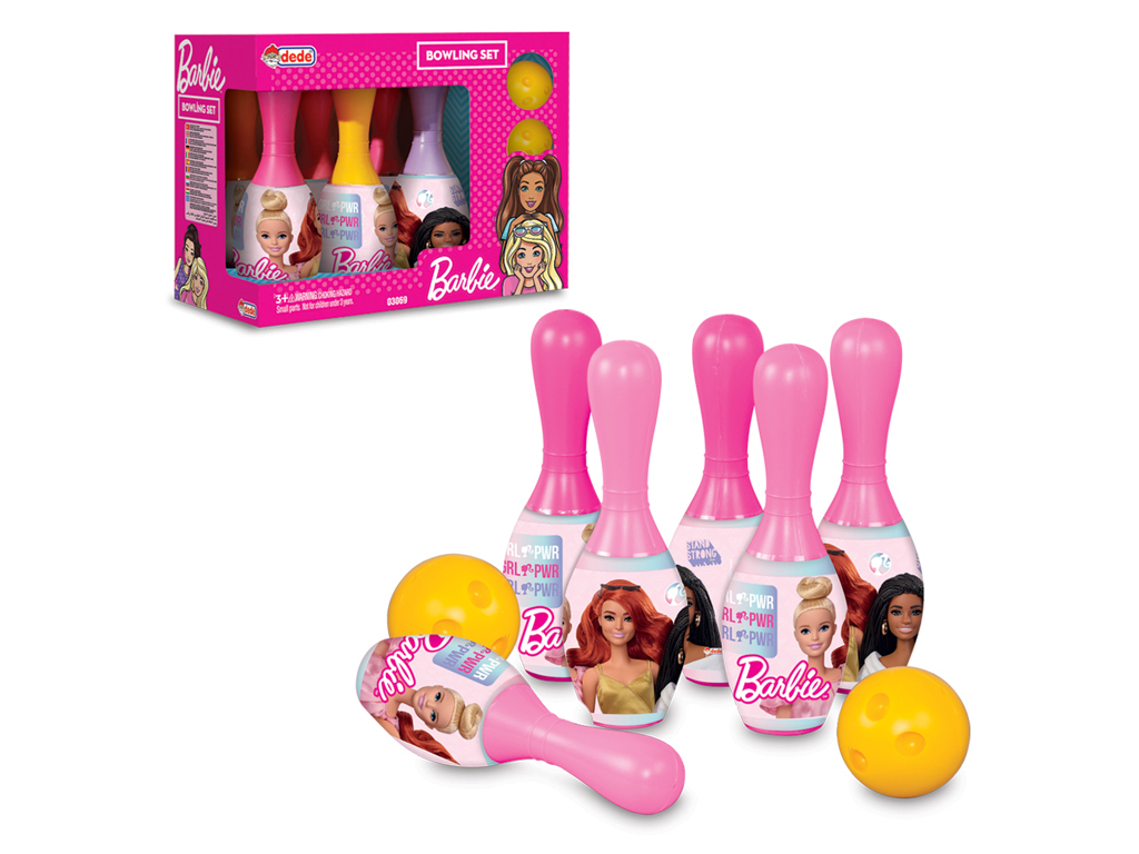 Набор для боулинга Barbie 34х25х17 см, Dede