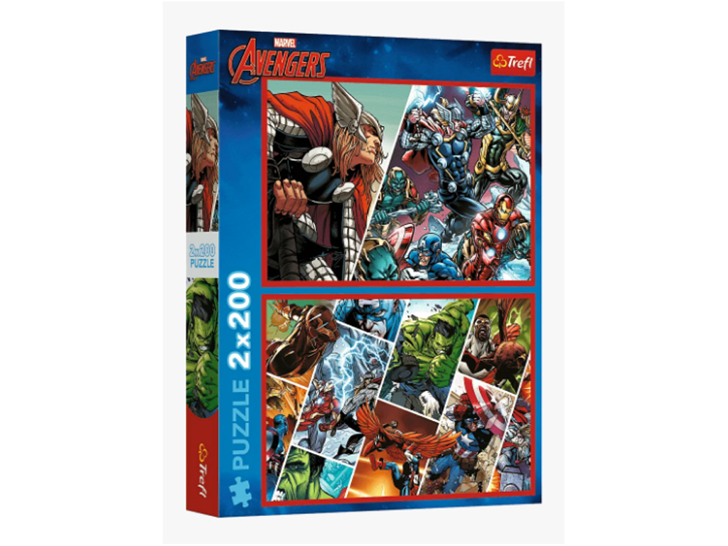Пазли 2 в 1 Trefl The Avengers Захисники світу, 2 х 200 деталей