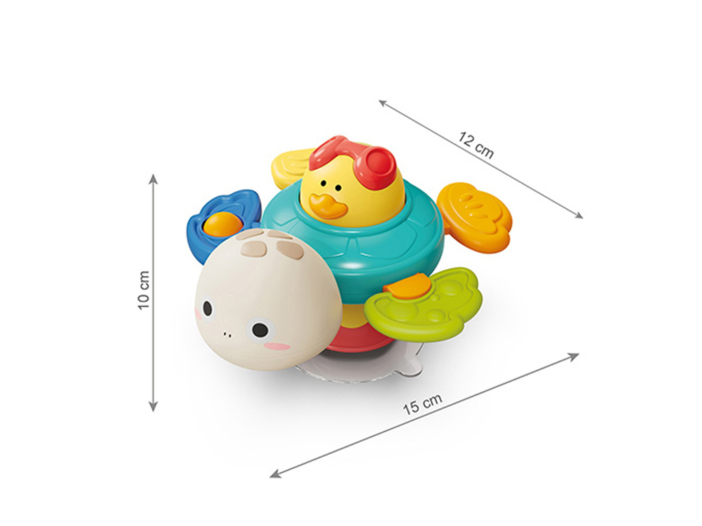 Игрушка сенсорная с присоской Черепашка, BabyOno