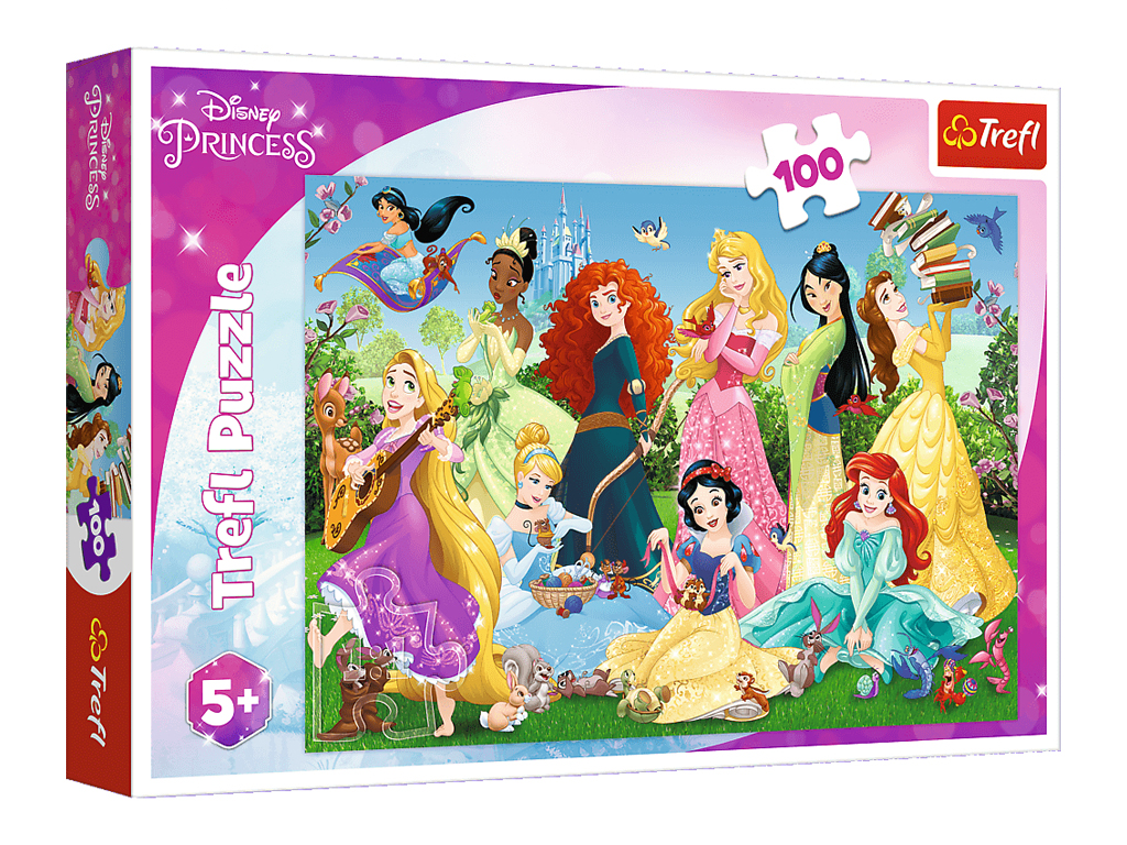 Пазл Trefl Disney Princess Очаровательные принцессы, 100 деталей