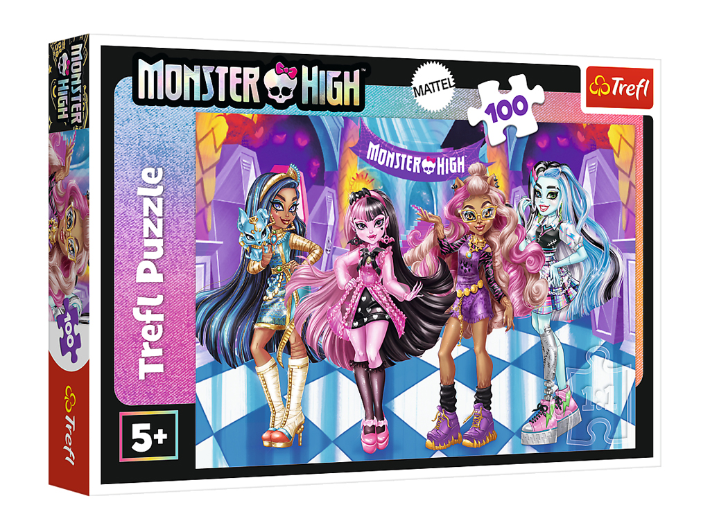 Пазл Trefl Monster High Жахливі друзі, 100 деталей