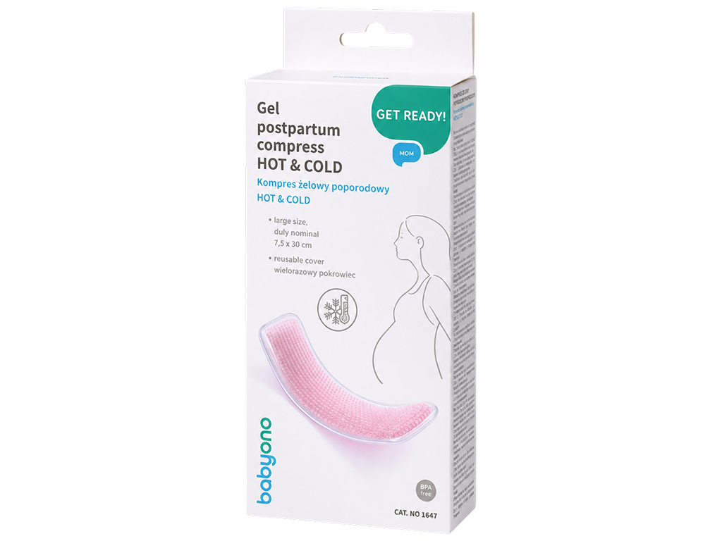 Гелевий компрес після пологів BabyOno HOT & COLD, гарячий та холодний