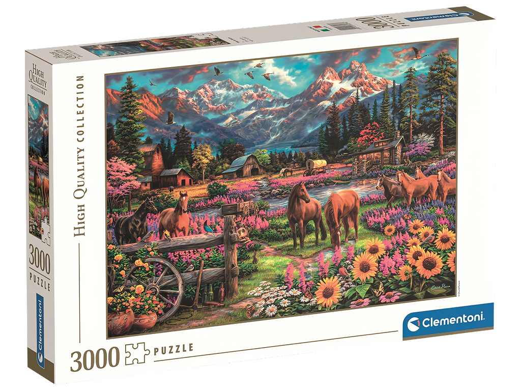 Пазли Гірські краєвиди Clementoni, 3000 елементів