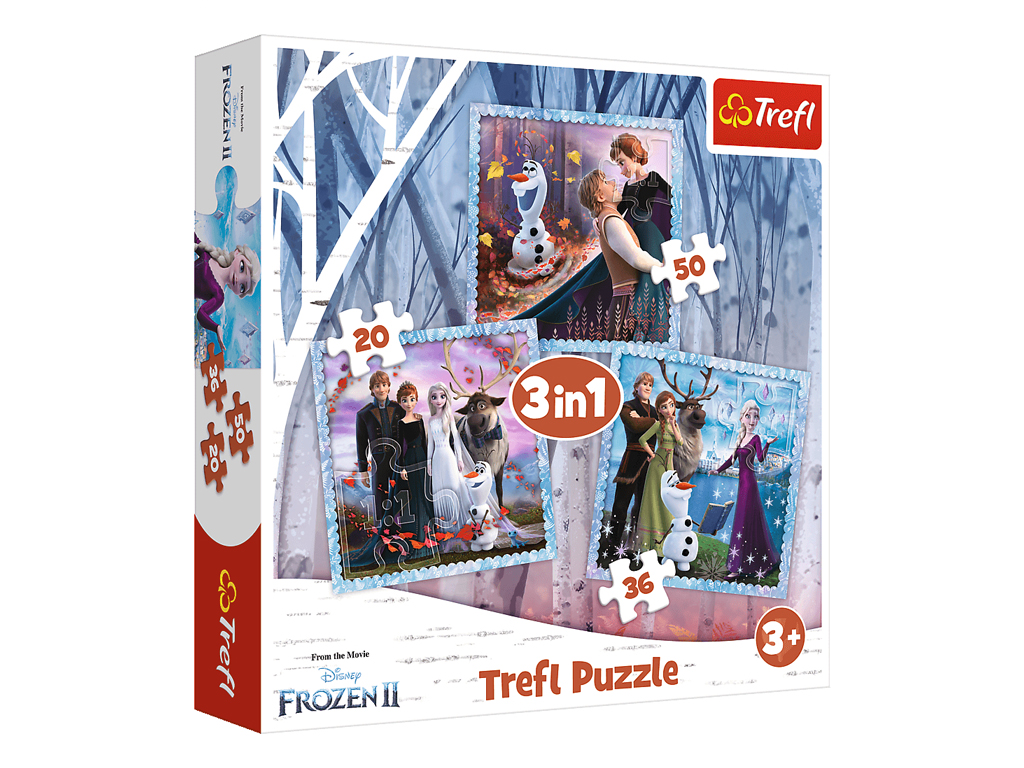 Пазл  3 в 1 Trefl Frozen 2 Крижане серце