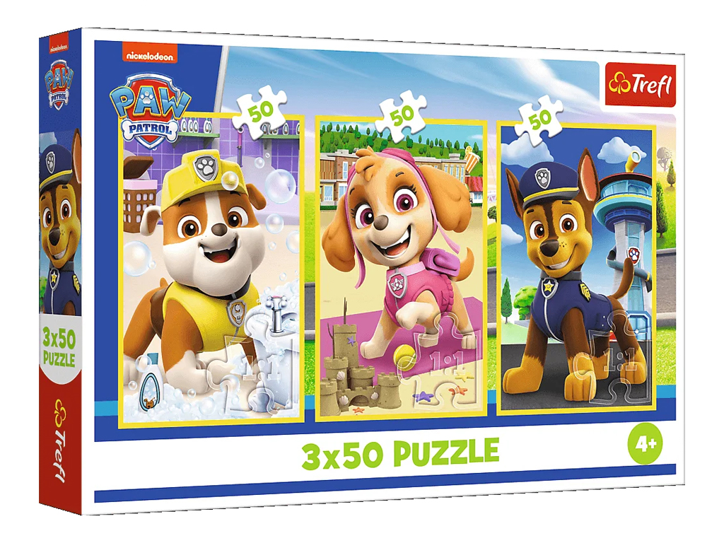 Пазл 3 в 1 Trefl Paw Patrol Песики мои друзья, 3 х 50 элементов