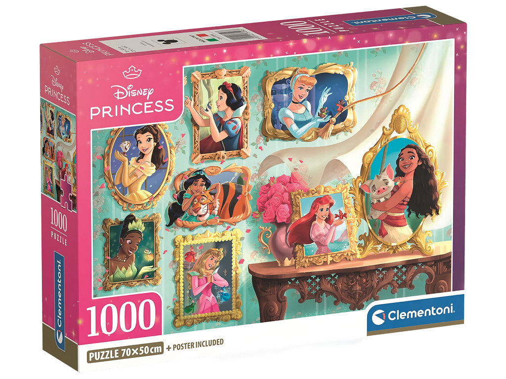 Пазлы Принцессы Disney Clementoni, 1000 элементов