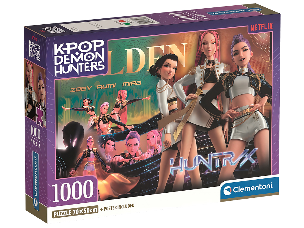 Пазли Героїні KPop Demon Hunters 3 Clementoni, 1000 елементів