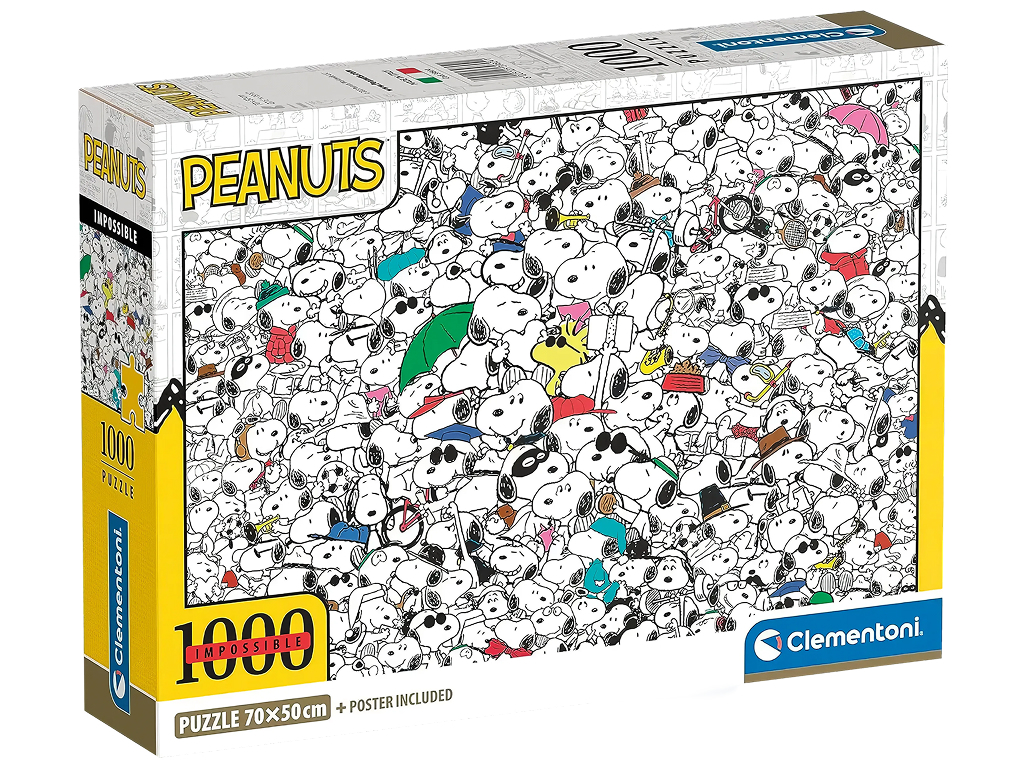 Пазлы Веселые детишки Peanuts Clementoni, 1000 элементов