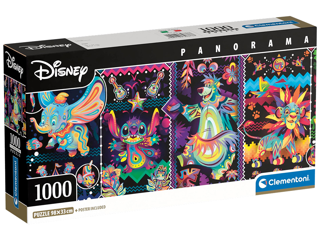 Пазли Панорама Незвичайний герой Disney Clementoni, 1000 елементів