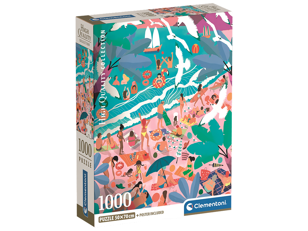 Пазлы Фантастический солнечный берег Clementoni, 1000 элементов