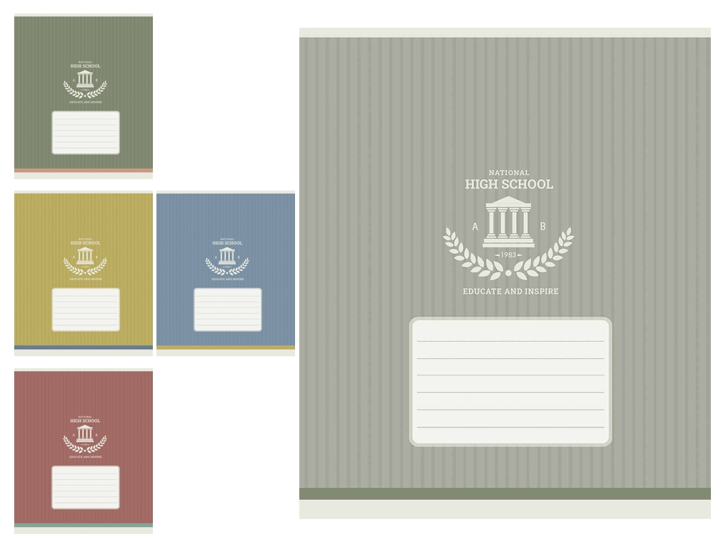 Тетрадь ученическая в линию "Basic Copybook", 12 листов, ВД-лак, Школярик 012-3641L