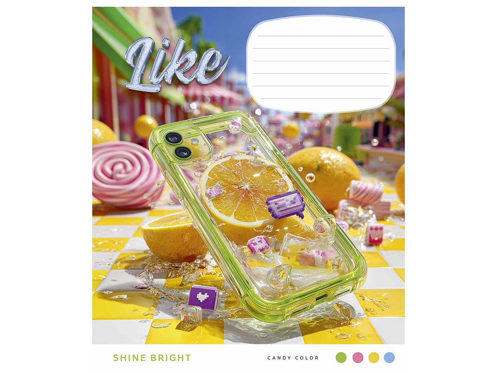 Зошит учнівський 18 аркушів, у клітинку, "Like" Школярик 018-3681K