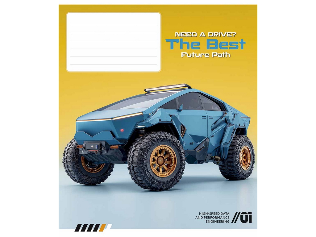Зошит учнівський "The Best", 18 аркушів, у лінію, ВД-лак, 5 видів (ціна за 1шт), Школярик