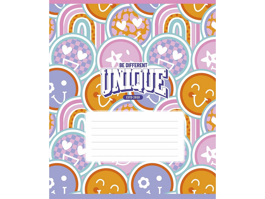 Тетрадь ученическая 24 листа, в линию, "I'm unique", Школярик 024-3527L