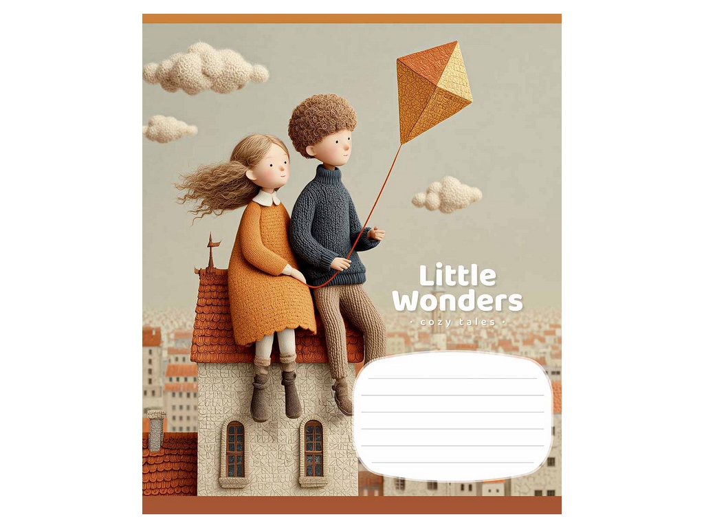 Зошит у клітинку Little Wonders, 24 аркушів, 5 видів (ціна за 1шт), Школярик