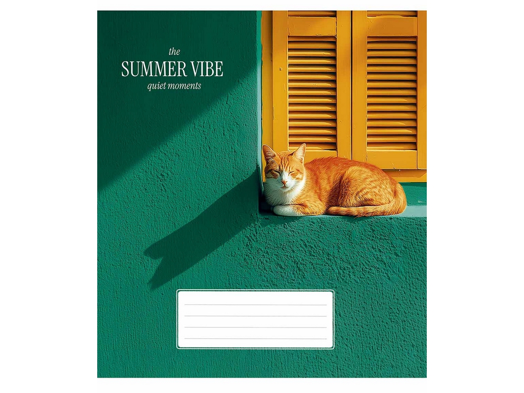 Тетрадь школьная в линию Star Summer Vibes 036-3621L, 36 листов, микс, цена за 1 шт