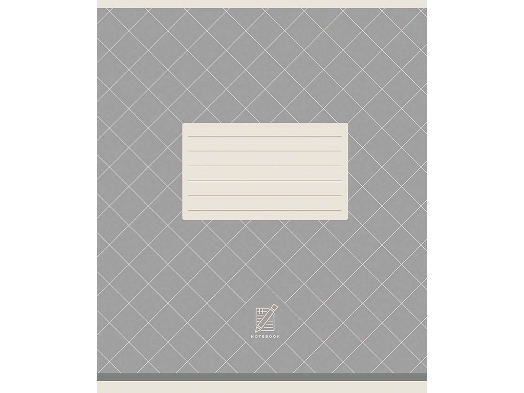 Тетрадь в линию 48 листов Grid notes, ВД-лак, 5 видов, Школярик 048-3650L (цена за 1шт)