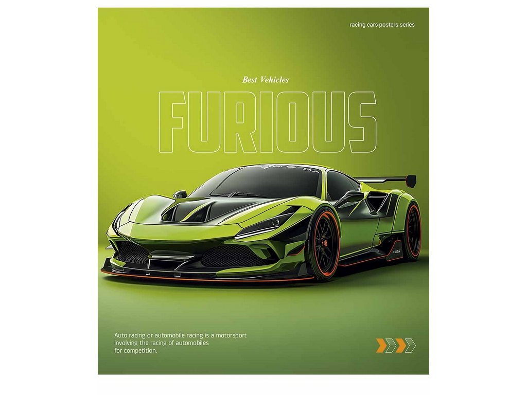 Зошит шкільний загальний у клітинку Cars posters, 60 аркушів, Школярик 060-3572K