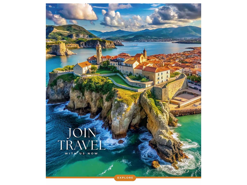Тетрадь в клетку Join Travel, 60 листов, УФ-лак, 5 видов, Школьник 060-3680K (цена за 1шт)