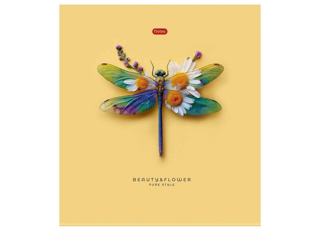 Тетрадь общая в клетку Star Beauty&Flower 096-3747K, 96 листов, микс, цена за 1шт