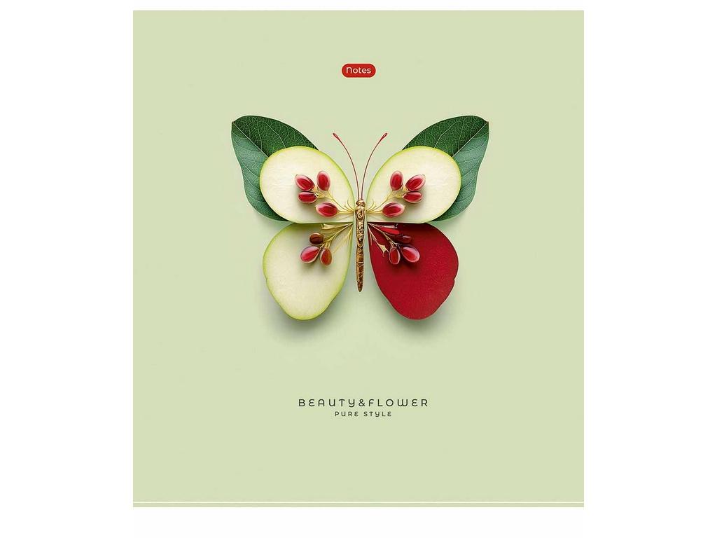 Тетрадь общая в клетку Star Beauty&Flower 096-3747K, 96 листов, микс, цена за 1шт
