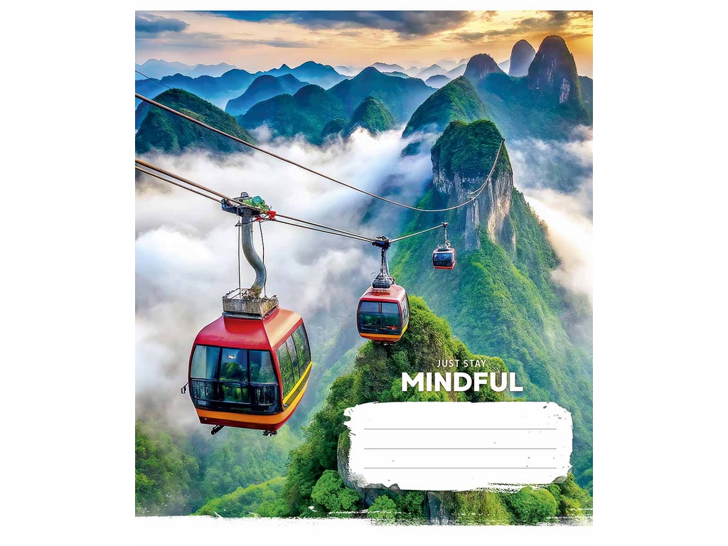 Тетрадь общая в клетку Star Just Stay Mindful 096-3764K, 96 листов, микс, цена за 1шт