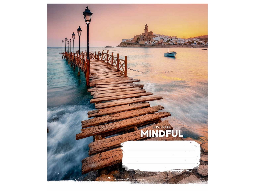 Тетрадь общая в клетку Star Just Stay Mindful 096-3764K, 96 листов, микс, цена за 1шт