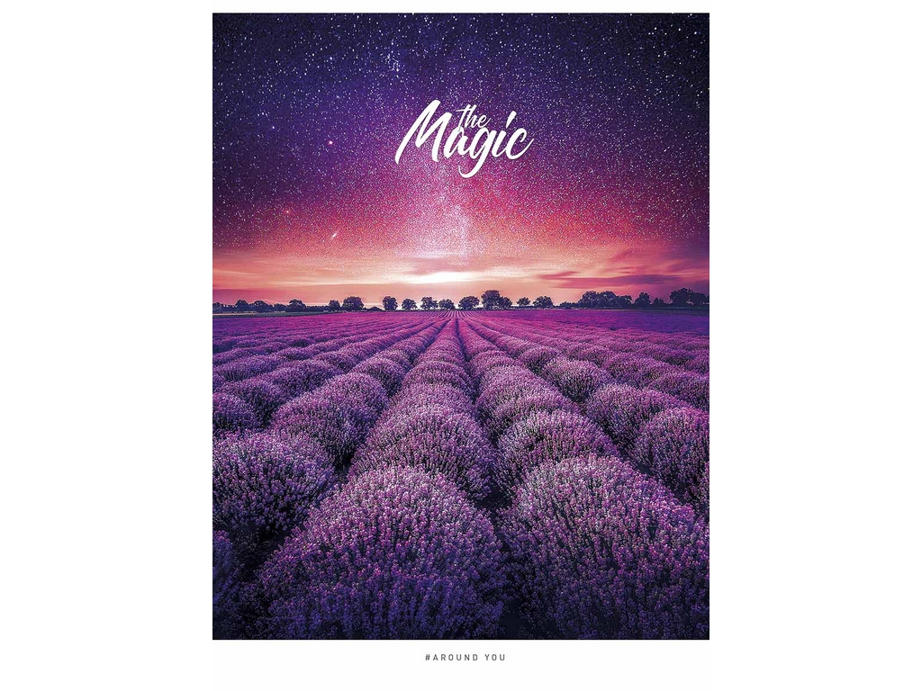Зошит загальний The Magic, А5, 48 аркушів, у лінію, УФ-лак, 4 види (ціна за 1шт), Student