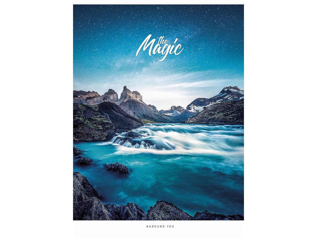 Зошит загальний The Magic, А5, 48 аркушів, у лінію, УФ-лак, 4 види (ціна за 1шт), Student