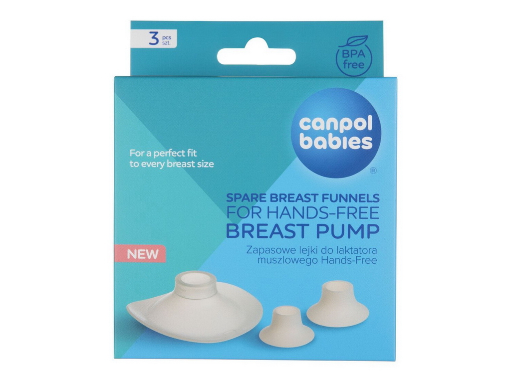 Запасні силіконові лійки 24 мм та 21/19 мм до Hands-Free, 20/108, Canpol Babies