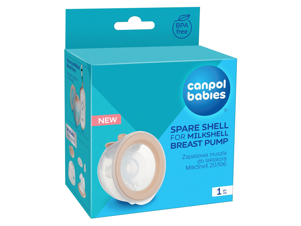 Запасний контейнер для молоковідсмоктувача 20/106 MilkShell, Canpol babies 20/113