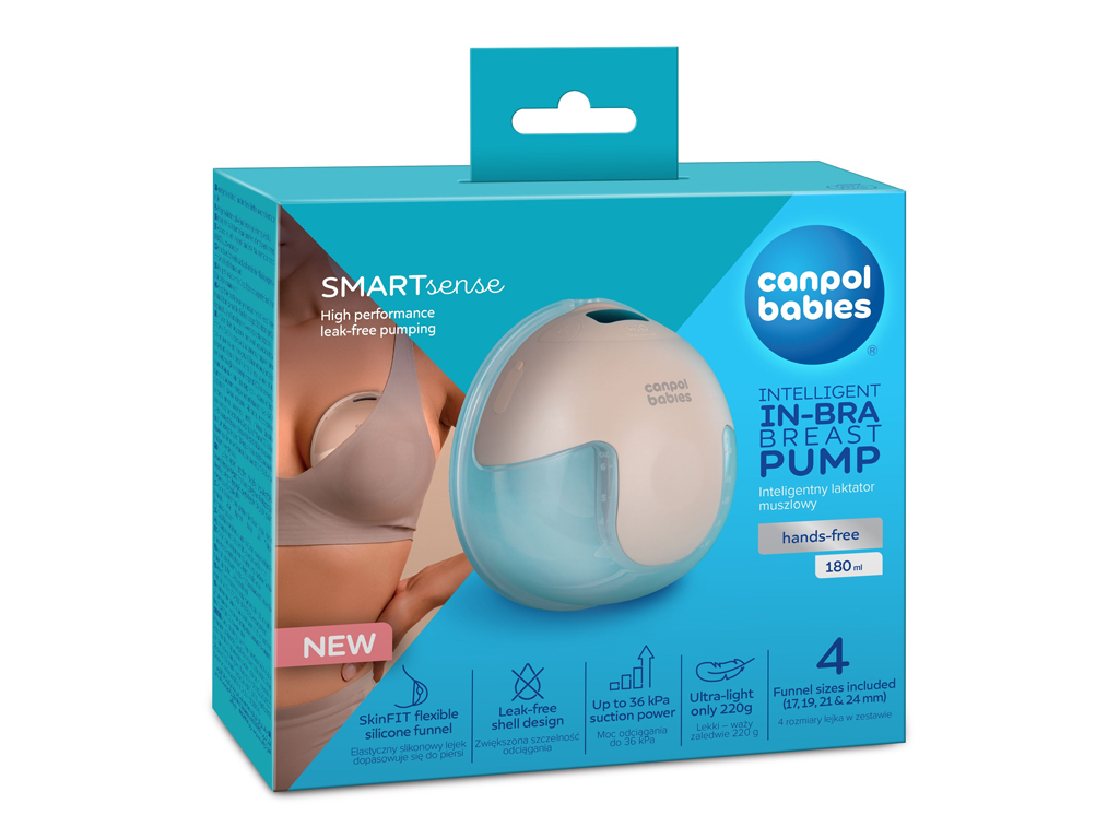 Беспроводной электрический молокоотсос SmartSense, Canpol babies 20/115